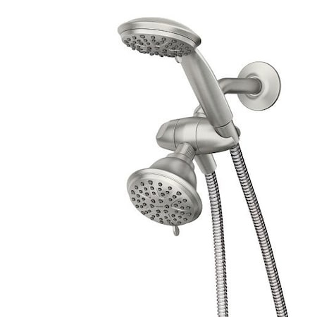 Moen Attune 8-Function 4.75 Diameter Showerhead with Handshower in Spot Resistant Nickel 218C0SRN